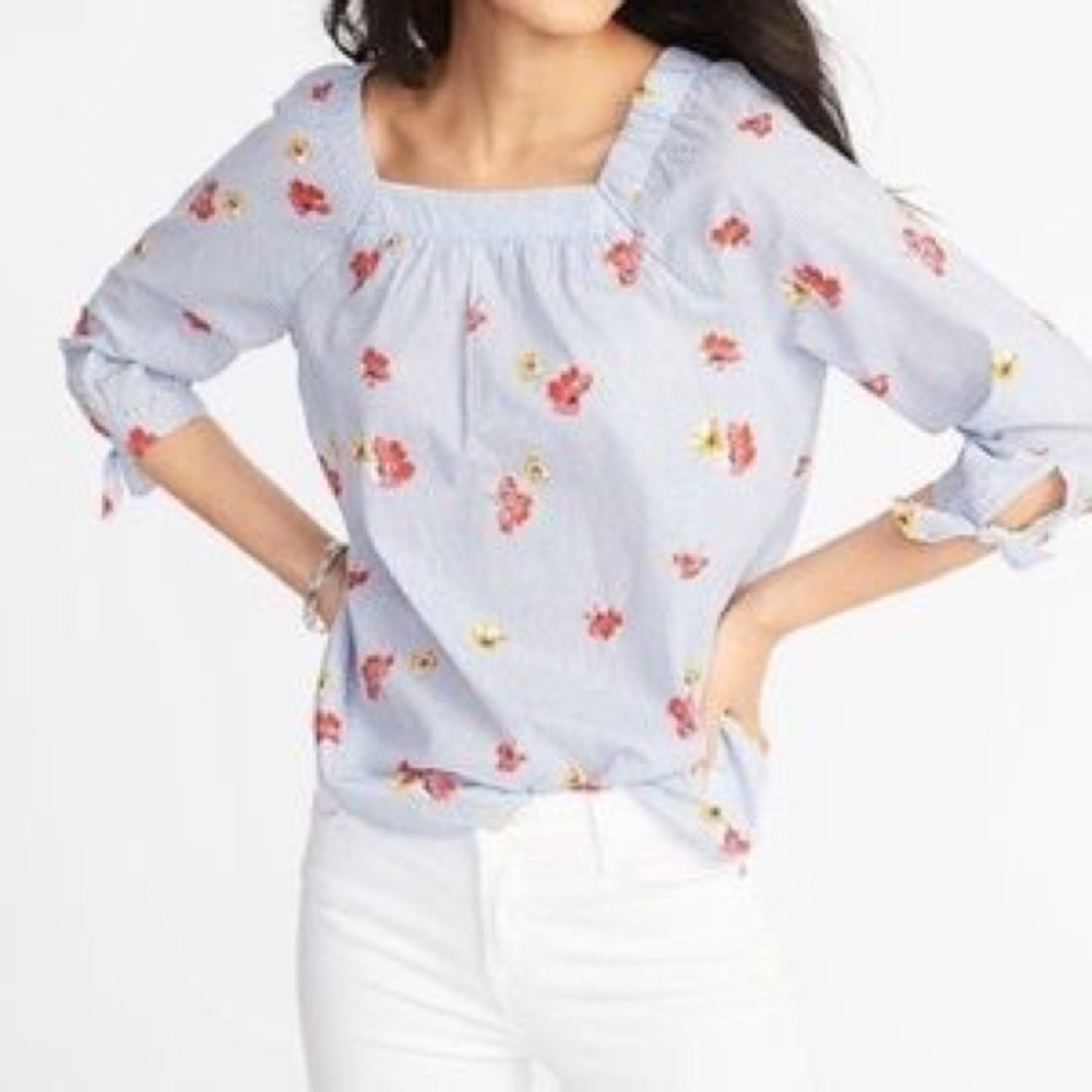 Floral Old Navy Blouse